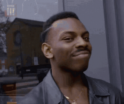 Man In Leather Jacket Making Funny Face GIF