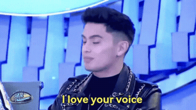 Man In Leather Jacket Saying I Love Your Voice GIF