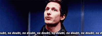 Man In Leather Jacket Saying No Doubt No Doubt No Doubt No Doubt GIF