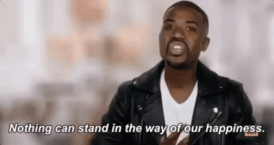 Man In Leather Jacket Saying Nothing Can Stand In The Way Of Our Happiness GIF