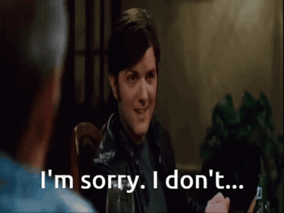 Man In Leather Jacket Saying Sorry GIF
