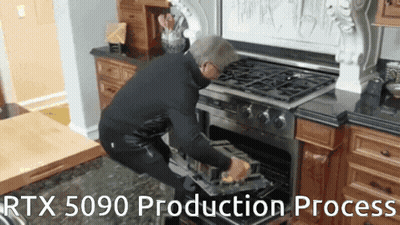 Man In Leather Jacket Spring GTC 2021 GIF