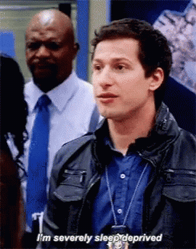 Man In Leather Jacket Talking About Severe Sleep Deprivation GIF
