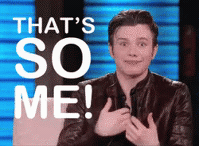 Man In Leather Jacket That's So Me Sign GIF