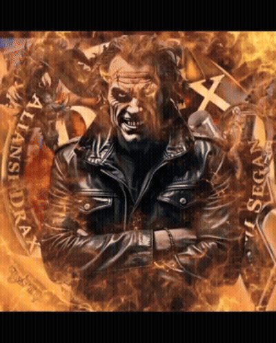 Man In Leather Jacket With Allians Drax Sign GIF