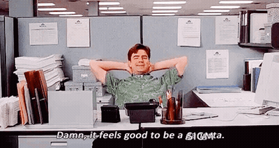 Man In Leather Jacket With The More Money You Save Sign GIF