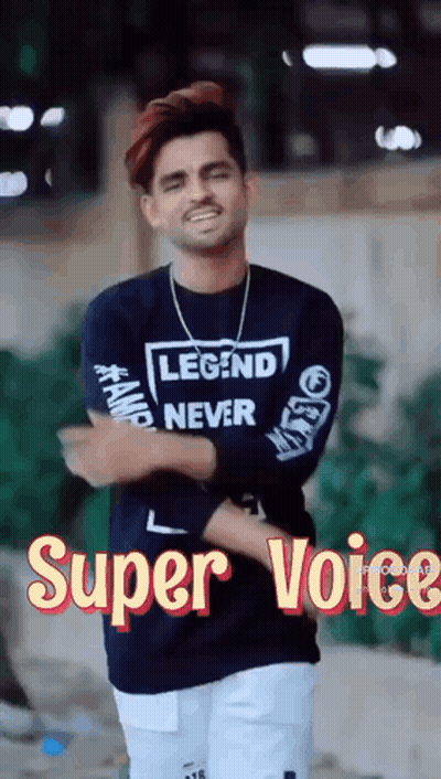 Man In Legend Never Shirt GIF