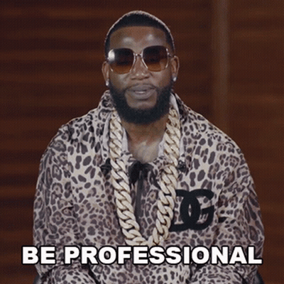Man in Leopard Print Jacket Says Be Professional