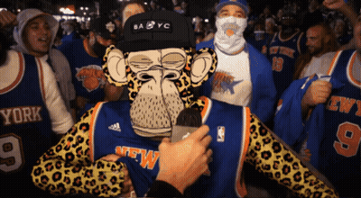Man In Leopard Print New York Jersey Interviewed GIF