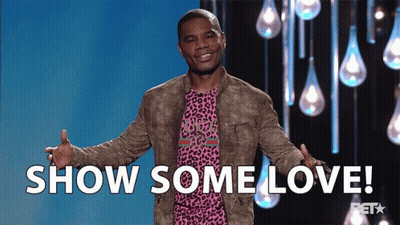 Man In Leopard Print Shirt Saying Show Some Love GIF