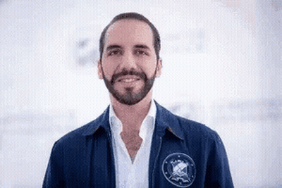 Man In Light Blue Shirt Making Funny Face GIF