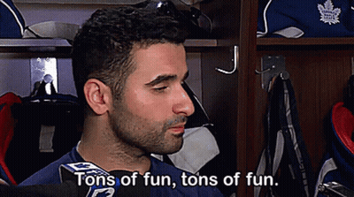 Man In Locker Room Saying Tons Of Fun GIF