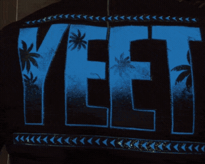 Man In Main Event Shirt Jumping Into Wrestling Ring GIF