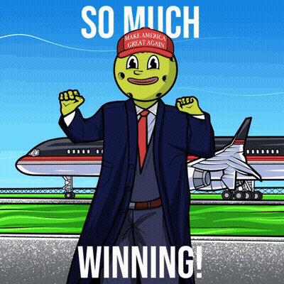 Man In Make America Great Again Hat GIF