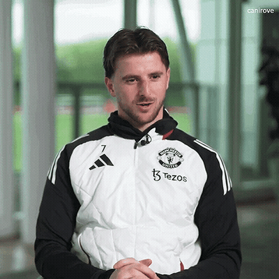 Man In Manchester United Jacket GIF