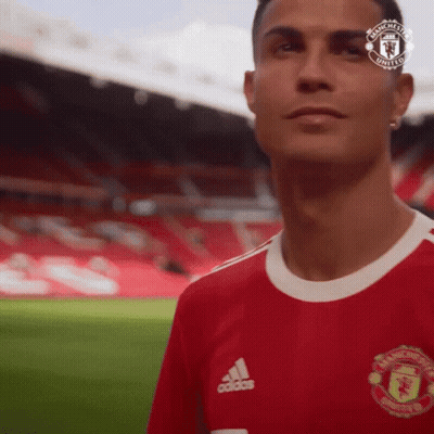 Man In Manchester United Jersey GIF