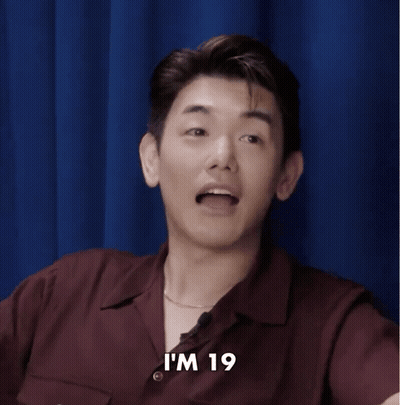 Man in Maroon Shirt Says I'm 19