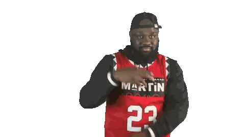 Man In Martin Jersey Number 23 Sticker