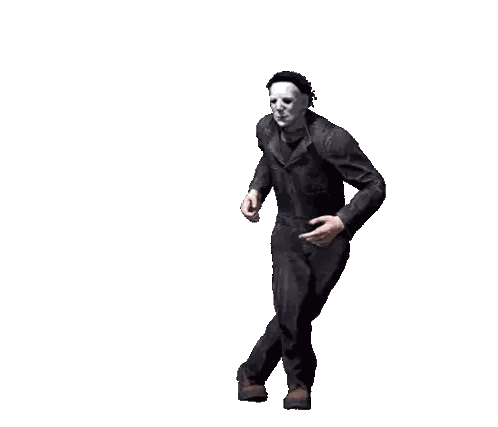 Man In Mask And Overalls Pointing Sticker