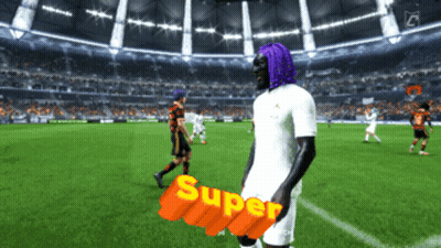 Man In Mask And Purple Shirt Created By Anakondagk GIF