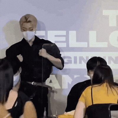 Man In Mask By Hello Sign GIF