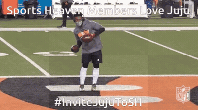 Man In Mask Holding Football Sports Heaven Members Love Juju GIF