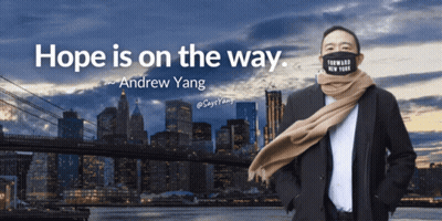 Man In Mask Hope Is On The Way GIF