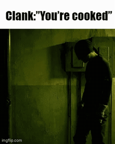 Man In Mask Saying Youre Cooked GIF