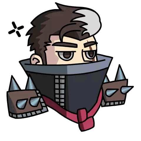 Man In Mask With Spiked Arms Sticker