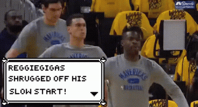 Man In Mavericks Shirt In Front Of Reggieegigas Shrugged Off Sign GIF