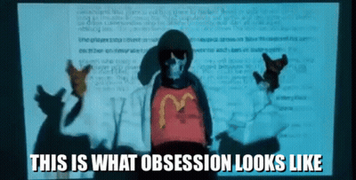 Man In McDonald's Shirt Obsession GIF