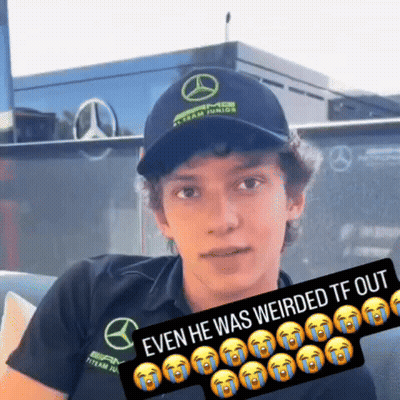 Man In Mercedes Hat By Mercedes Truck GIF