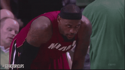 Man In Miami Jersey Looking At Camera GIF