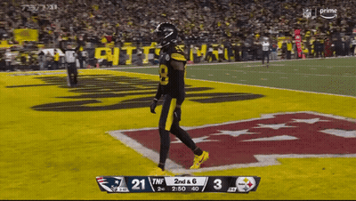 Man In Michigan Football Jersey Number 14 GIF