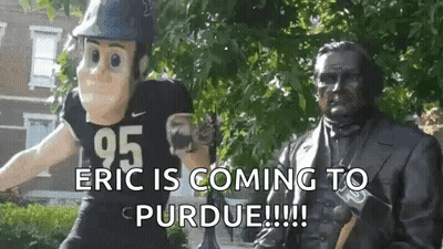Man In Michigan State Football Uniform Says The Boys Are Back GIF