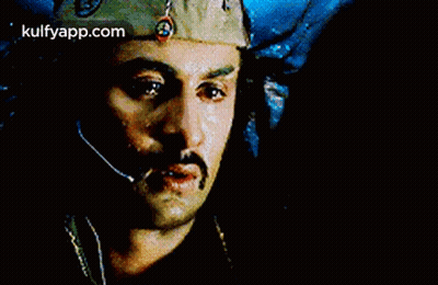 Man In Military Hat And Headset GIF