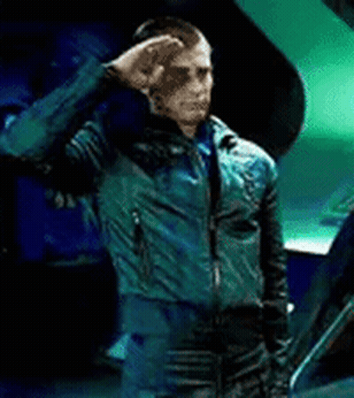 Man In Military Uniform GIF