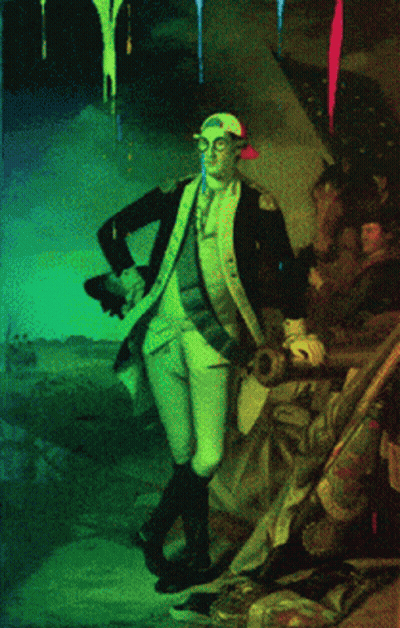 Man In Military Uniform And Red Hat GIF
