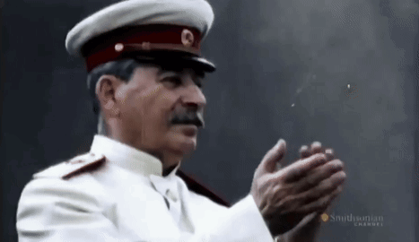 Man In Military Uniform Clapping GIF