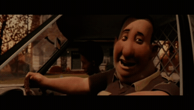 Man In Military Uniform Driving Car With Another Man GIF