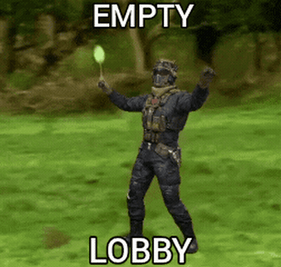 Man In Military Uniform Holding Green Object Saying Lobby GIF