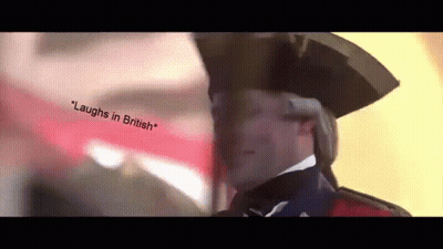 Man In Military Uniform Laughing British GIF