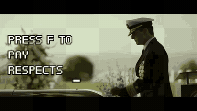 Man In Military Uniform Press F To Pay Respects GIF