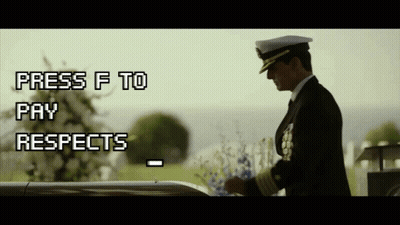 Man In Military Uniform Press F To Pay Respects GIF