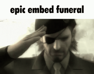 Man In Military Uniform Saluting Epic Embed Funeral GIF