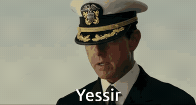 Man In Military Uniform Saluting Saying Yessir GIF