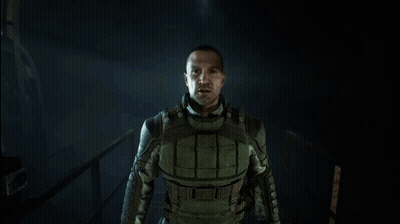 Man In Military Uniform Saying Empty Shot GIF