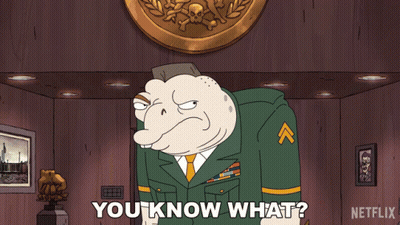 Man in Military Uniform Saying You Know What