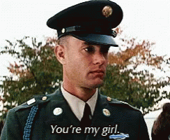 Man In Military Uniform Saying You're My Girl GIF