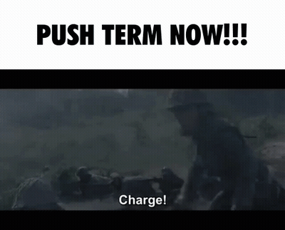 Man In Military Uniform Says Push Term Now GIF